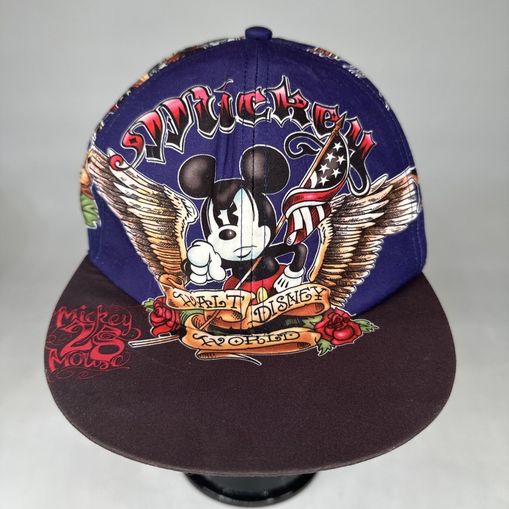 Disney Parks Mickey Mouse Fitted Adult Hat Walt Disney World 1928 Honor Glory